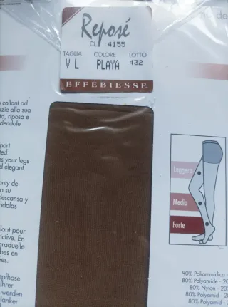 3 Pares Medias Transparentes Marie Claire XL