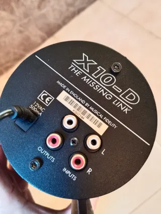 Musical fidelity X10-D buffer de válvulas
