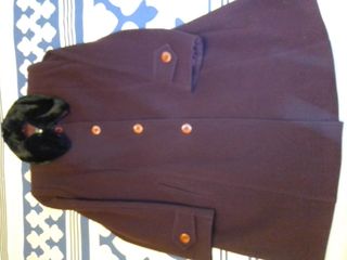 Chaquetón señora talla 48 marrón