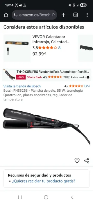 Plancha pelo Bosch Quattro Ion