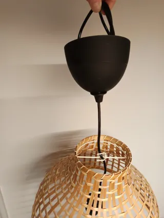 Lámpara Ikea Gottorp bambú