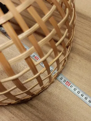 Lámpara Ikea Gottorp bambú