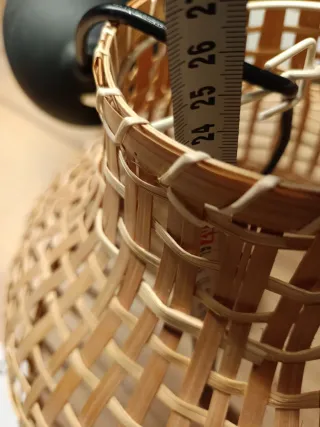 Lámpara Ikea Gottorp bambú