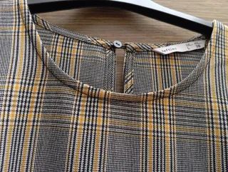 Vestido Lefties cuadros talla L