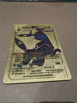Carta Pokemon Umbreon Vmax Dorada 095/203