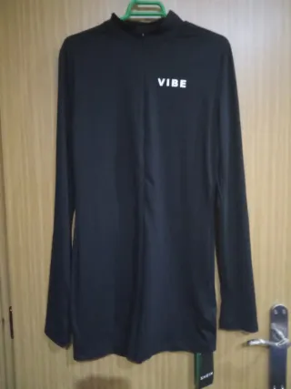 Mono corto negro Vibe talla M