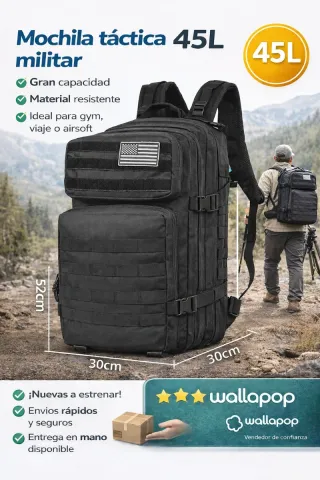 Mochila Táctica Militar 45L - Nueva