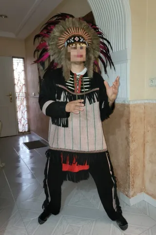 Traje indio hombre talla M