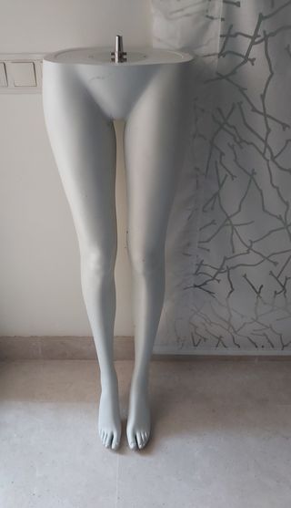 (4)Maniquíes Piernas Mujer Beige/Blanco