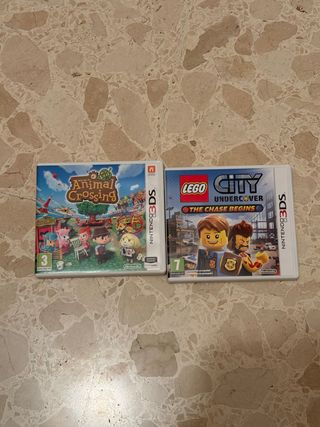Juegos Nintendo 3DS: Animal Crossing y Lego City