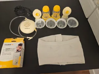 Sacaleches doble Swing Maxi Flex de Medela y Top