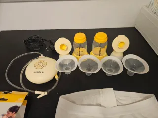 Sacaleches doble Swing Maxi Flex de Medela y Top