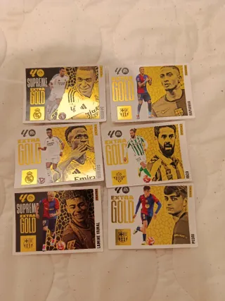 Cromos Extra Gold Liga Panini