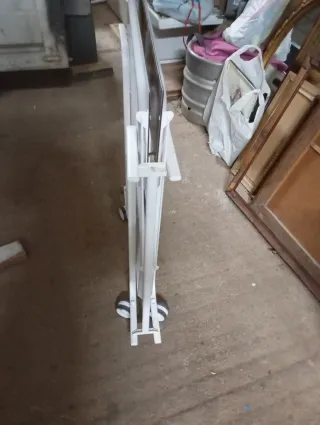 Camarera plegable rayas