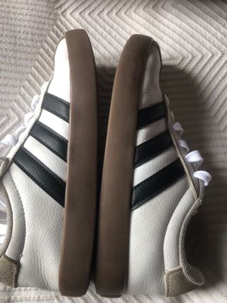 Zapatillas Adidas Niños VL Court Blancas Talla 35