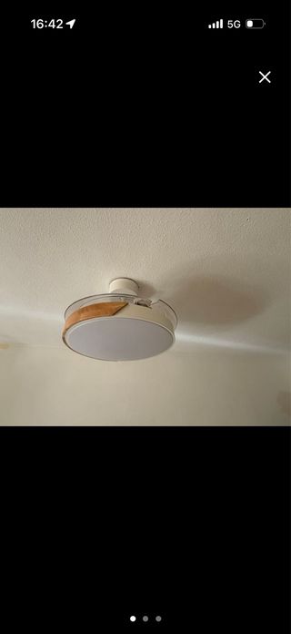 Lámpara ventilador de techo