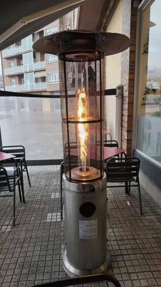 Estufa de terraza a gas
