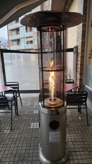 Estufa de terraza a gas