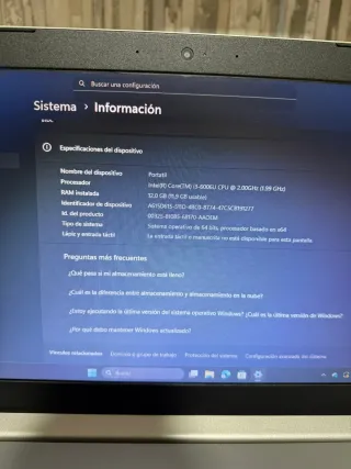 Portátil Lenovo 15,6 + funda