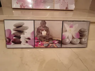 6 Cuadros Decorativos Flores y Buda