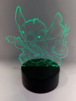 Luz nocturna Stitch con Led Multicolor