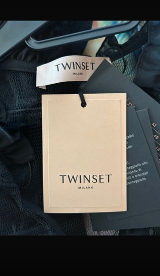 Vestido negro Twinset Talla M-L