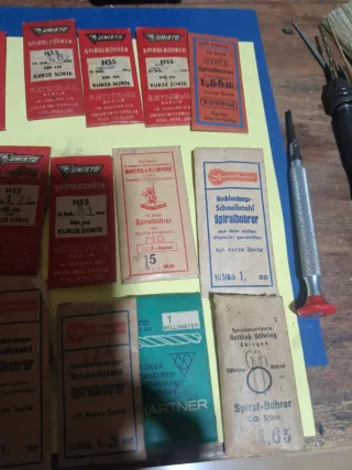 Brocas HSS Stock 1-1.8mm