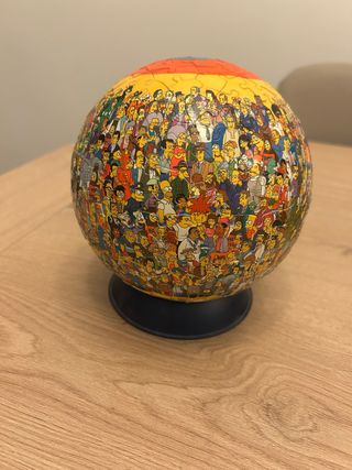 Puzzle 3D Esfera Los Simpson