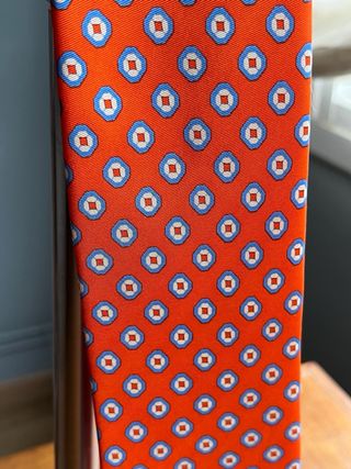 Corbata Pedro del Hierro Seda Naranja