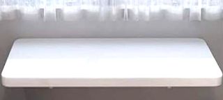 Mesa abatible pared blanca 100x30 cm