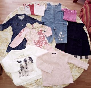 Lotto abbigliamento bambina 3 anni 10 pezzi