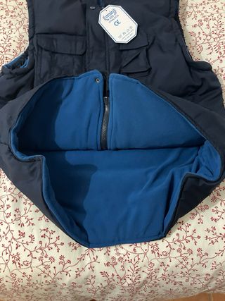 Chaleco Vesin Polar Negro Talla XL
