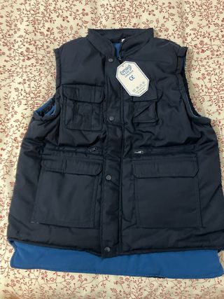 Chaleco Vesin Polar Negro Talla XL