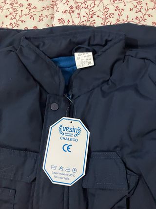 Chaleco Vesin Polar Negro Talla XL