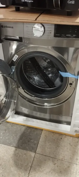 Lavadora Johnson 10kg Clase A Inox