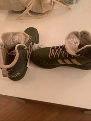 Adidas Hoops 3.0 Mid Scarpa Unisex Verde