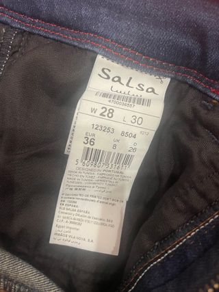 Pantalón vaquero Salsa Push In Secret