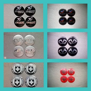 4Pegatina 56mm tapabuje Haman infiniti HRE JP logo