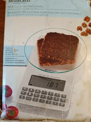 Báscula de cocina digital Silver Crest