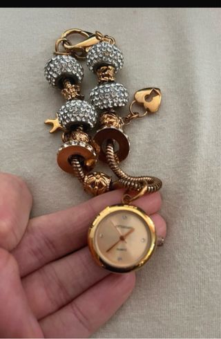 Orologio Bracciale Charm Pandora Stile Oro