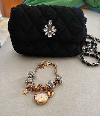 Orologio Bracciale Charm Pandora Stile Oro