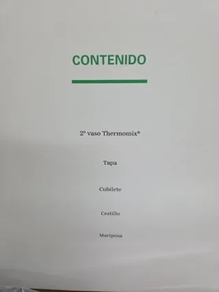 Vaso completo Thermomix a estrenar