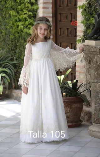 Vestido de Comunión Niña Talla 105