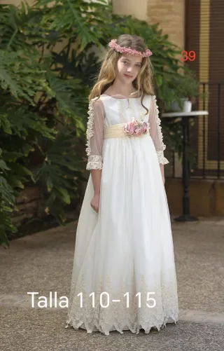 Vestido de Comunión Niña Talla 105