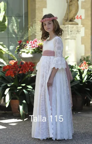 Vestido de Comunión Niña Talla 105
