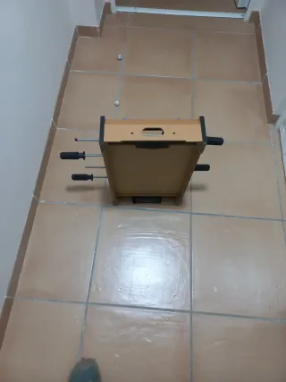 Mini futbolín de mesa