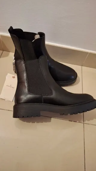 Botín Chelsea Negro