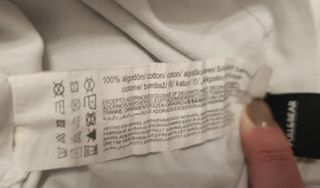 Camiseta Pull&Bear Blanca Grafiti Espalda XS