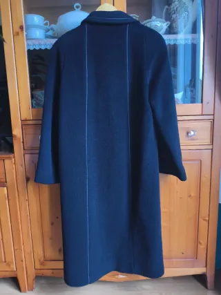 Abrigo Artein Lana y Mohair Negro