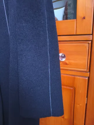 Abrigo Artein Lana y Mohair Negro